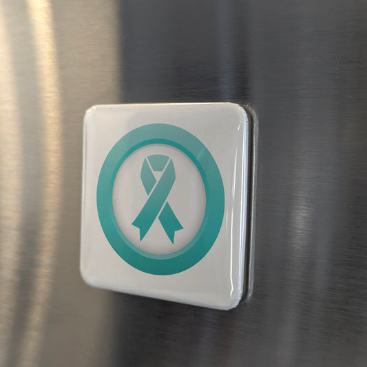 Ovarian Cancer Awareness Fridge Magnet - PhiloPerse