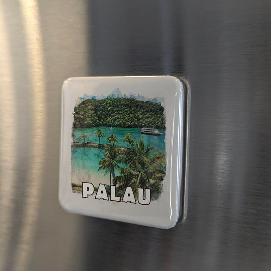 Palau Watercolor Fridge Magnet - PhiloPerse