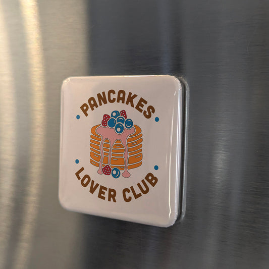Pancakes Lover Club Fridge Magnet - PhiloPerse