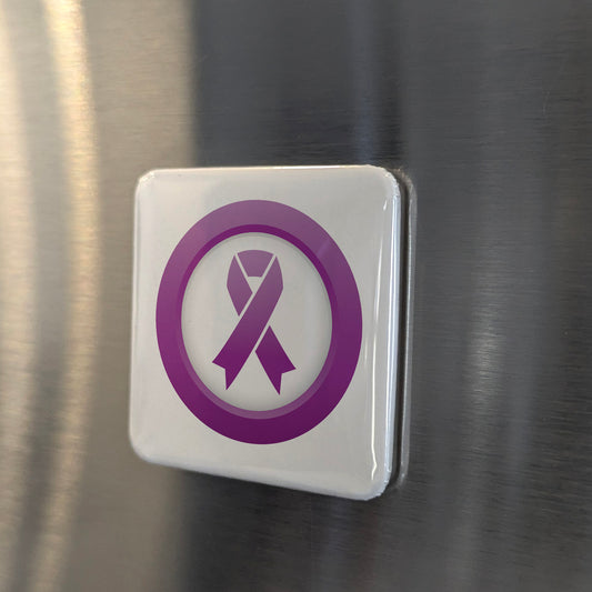 Pancreatic Cancer Awareness Fridge Magnet - PhiloPerse