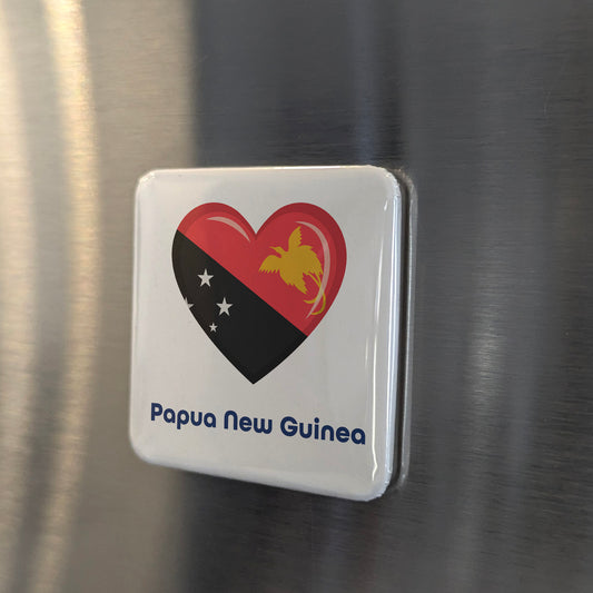 Papua New Guinea Flag Fridge Magnet - PhiloPerse
