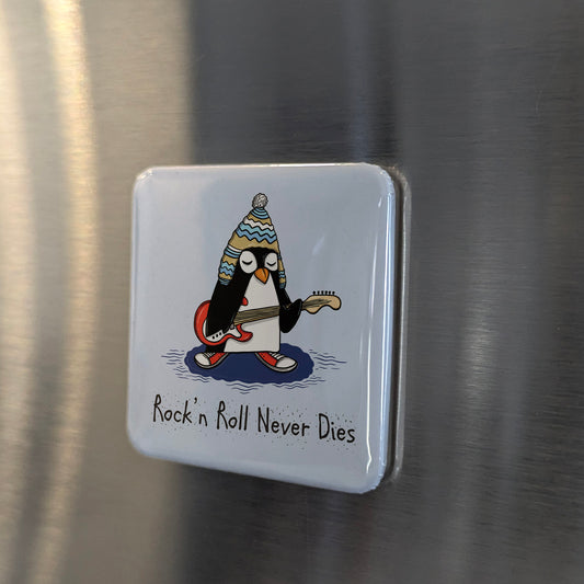 Rock'n Roll Never Dies Fridge Magnet - PhiloPerse