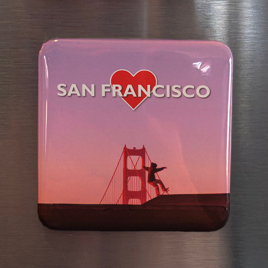 San Francisco Sunset Fridge Magnet - PhiloPerse