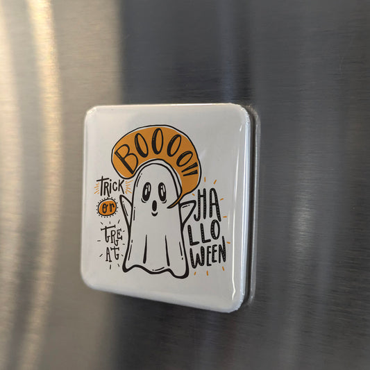 Spooky Ghost Fridge Magnet - PhiloPerse