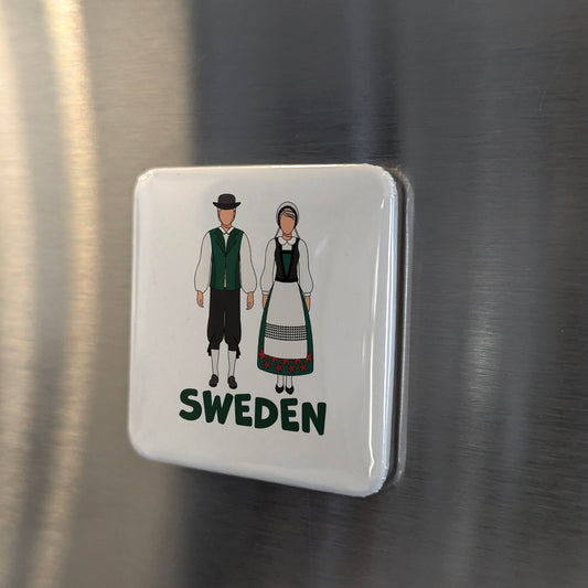 Sweden Folk Costumes Fridge Magnet - PhiloPerse