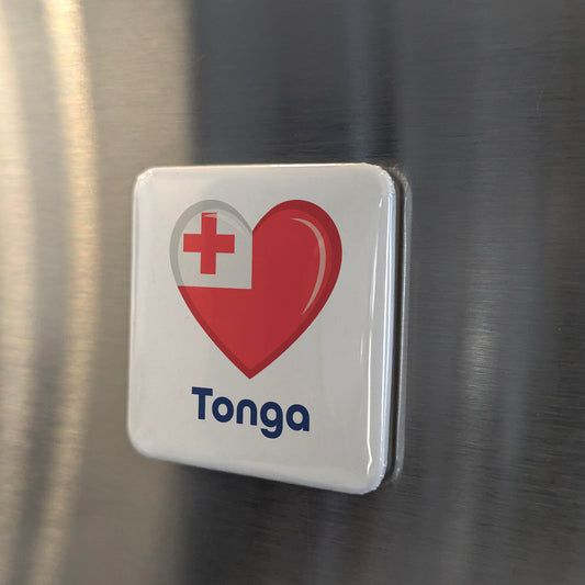 Tonga Flag Fridge Magnet - PhiloPerse