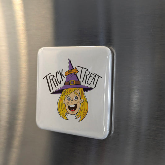 Trick or Treat V1 Fridge Magnet - PhiloPerse