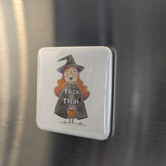 Trick or Treat V2 Fridge Magnet - PhiloPerse