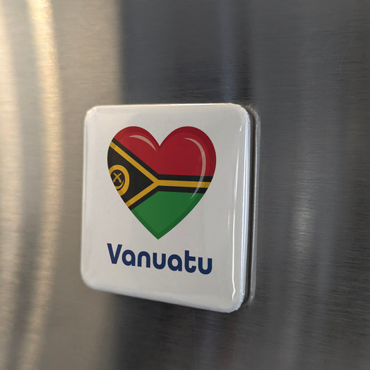 Vanuatu Flag Fridge Magnet - PhiloPerse