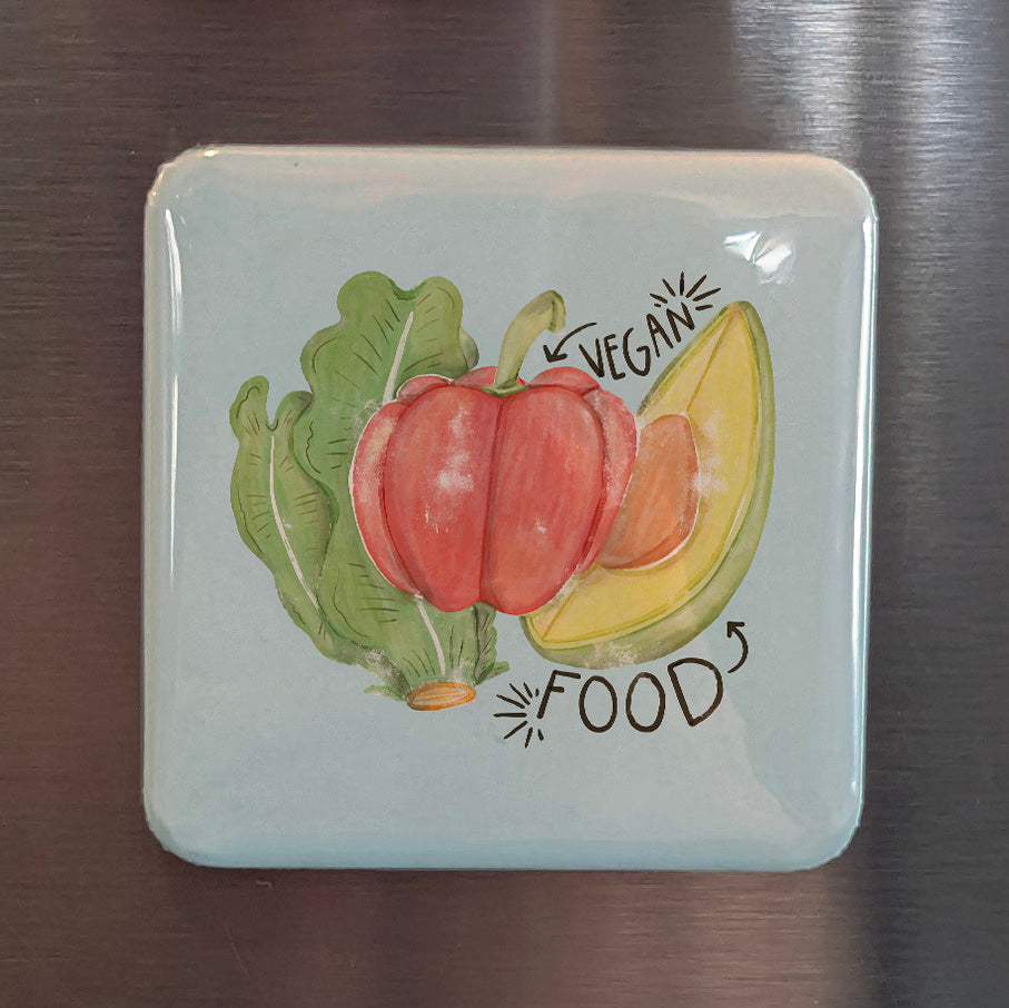 Vegan Food Fridge Magnet - PhiloPerse