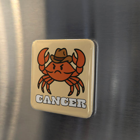 Western Cancer Zodiac Fridge Magnet - PhiloPerse