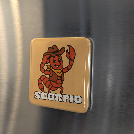 Western Scorpio Zodiac Fridge Magnet - PhiloPerse