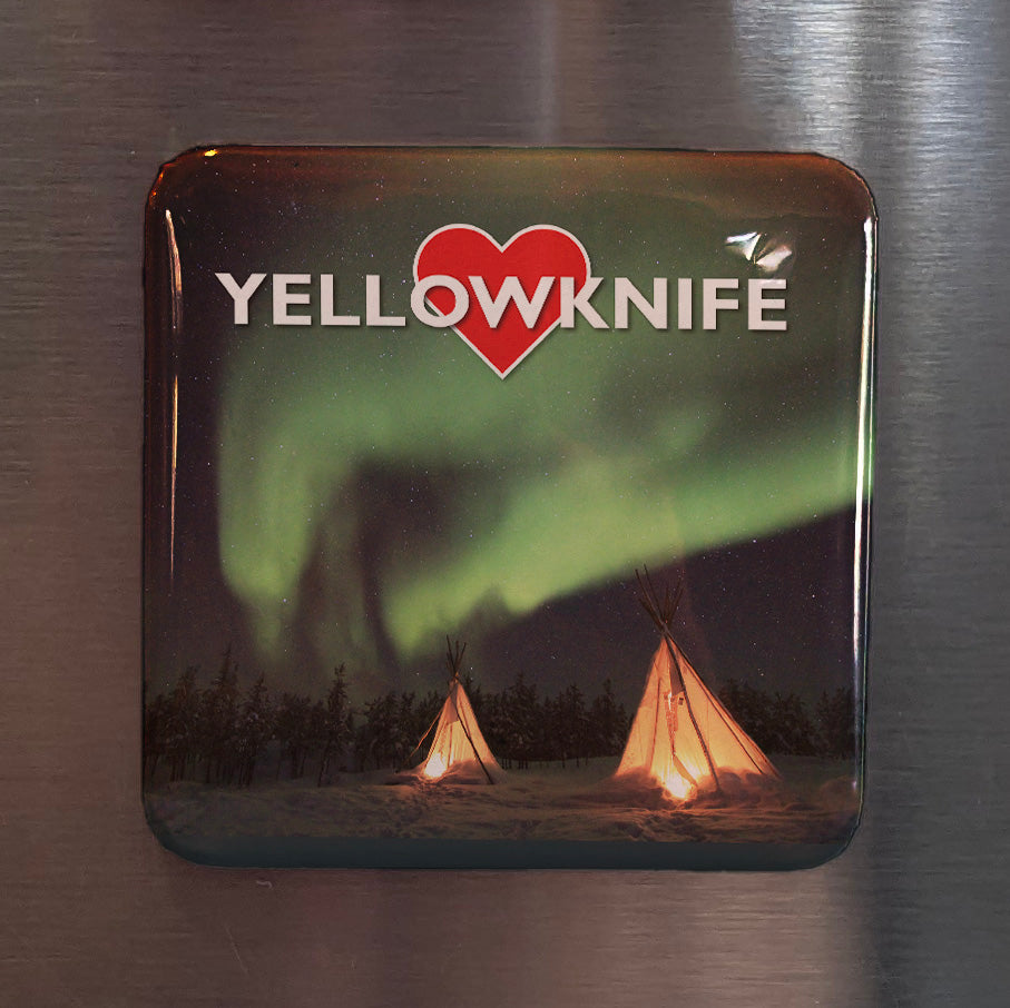 Yellowknife Fridge Magnet - PhiloPerse
