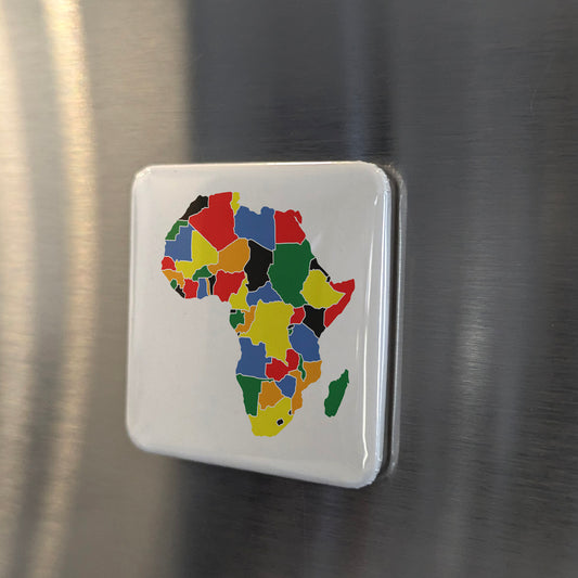 Africa Map V1 Fridge Magnet - PhiloPerse