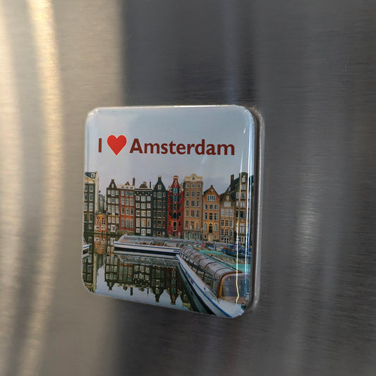 I Love Amsterdam Fridge Magnet - PhiloPerse