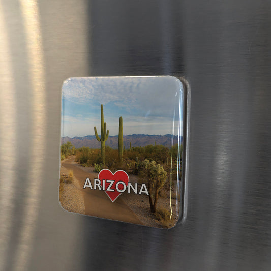 Arizona View Fridge Magnet - PhiloPerse