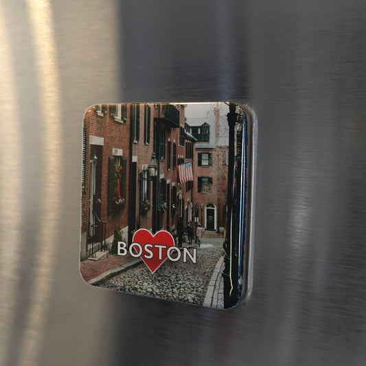 Boston Street Fridge Magnet - PhiloPerse