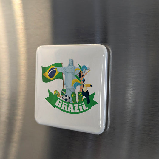 Brazil's Carnivals Fridge Magnet - PhiloPerse