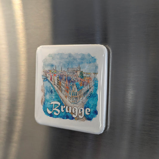 Brugge Belgium Fridge Magnet - PhiloPerse