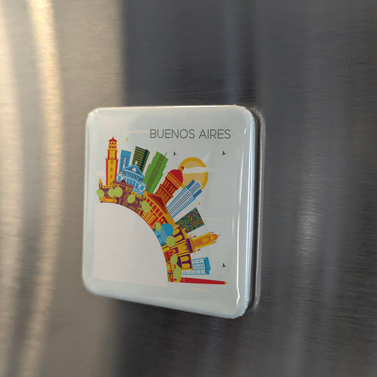 Buenos Aires Skyline Fridge Magnet - PhiloPerse