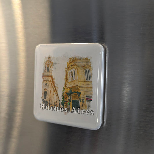 Buenos Aires Watercolor Fridge Magnet - PhiloPerse