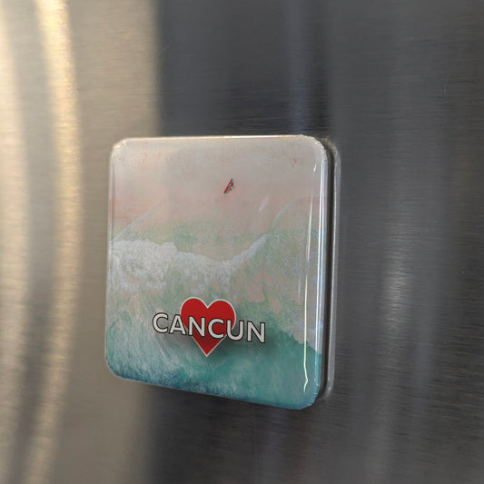 Cancun Beach Fridge Magnet - PhiloPerse