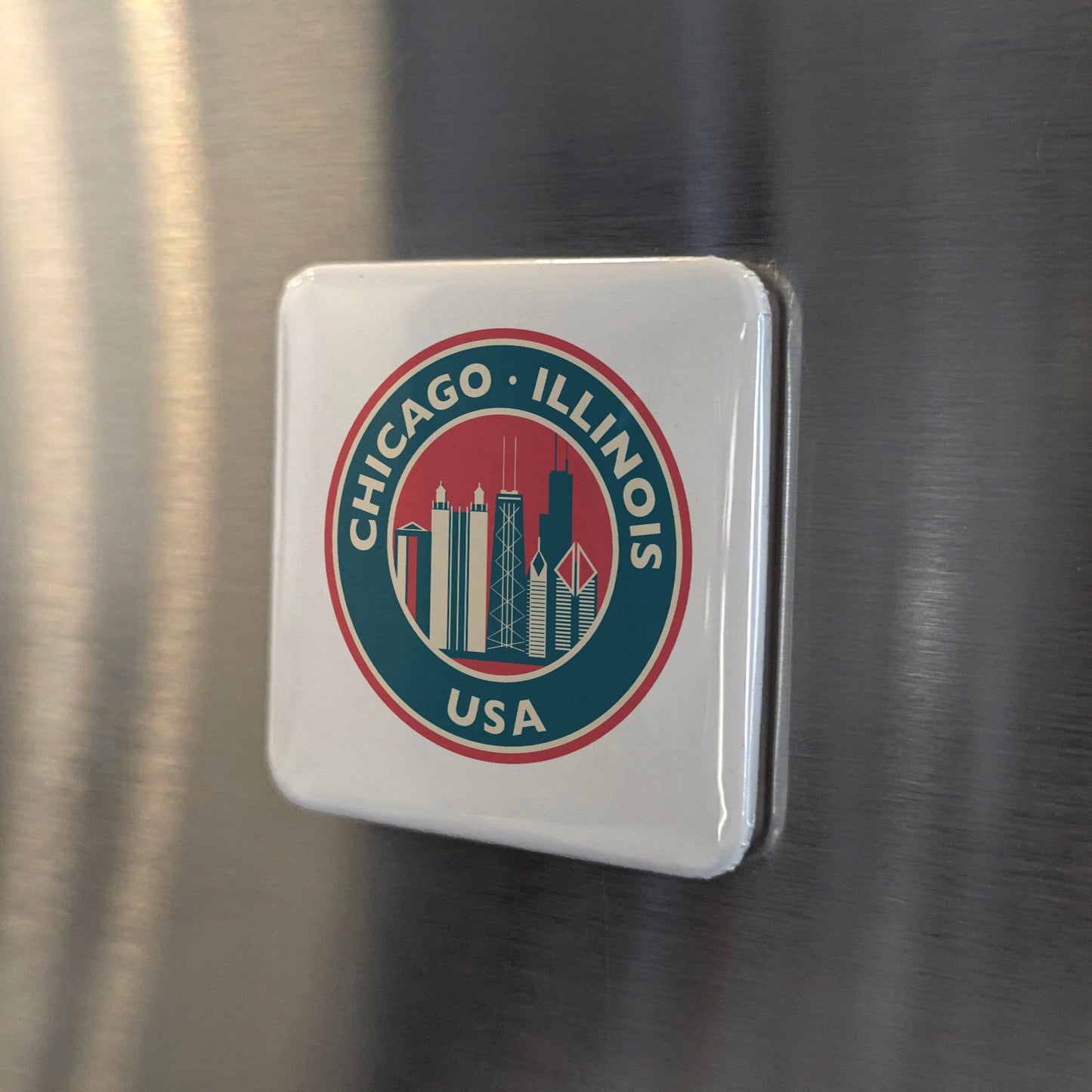 Chicago Illinois Fridge Magnet