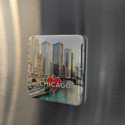 Chicago River Fridge Magnet - PhiloPerse