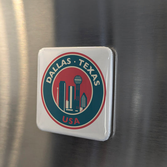 Dallas Fridge Magnet - PhiloPerse