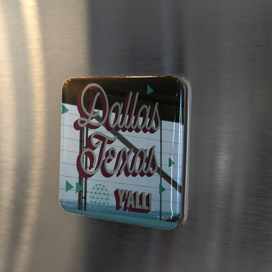 Dallas Texas Fridge Magnet - PhiloPerse