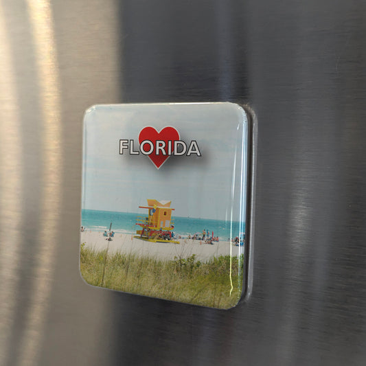 Florida Beach Fridge Magnet - PhiloPerse