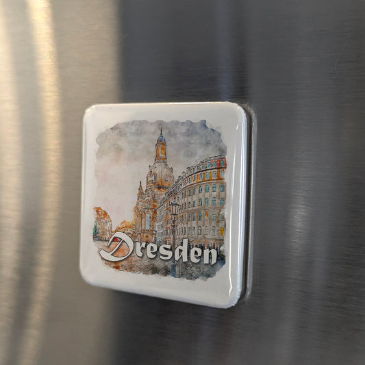Frauenkirche in Dresden Germany Fridge Magnet - PhiloPerse