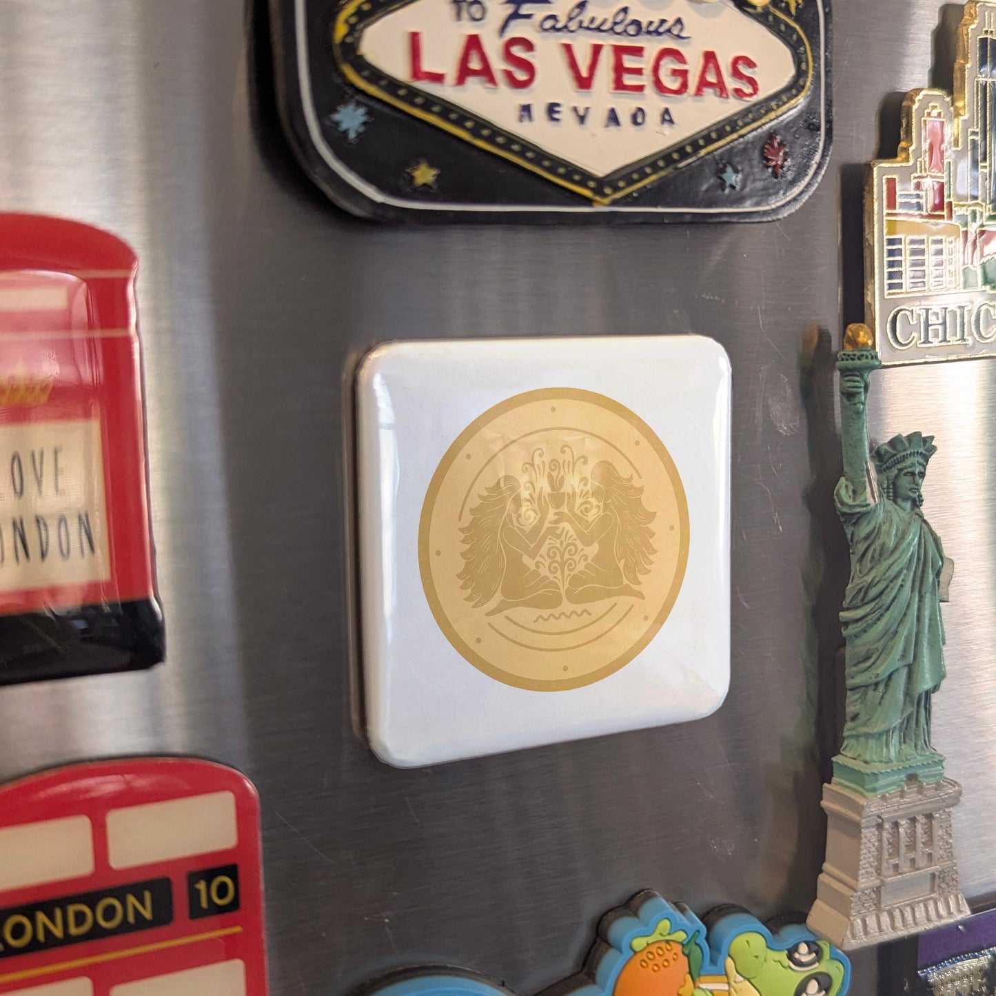 Gemini Zodiac Fridge Magnet - PhiloPerse