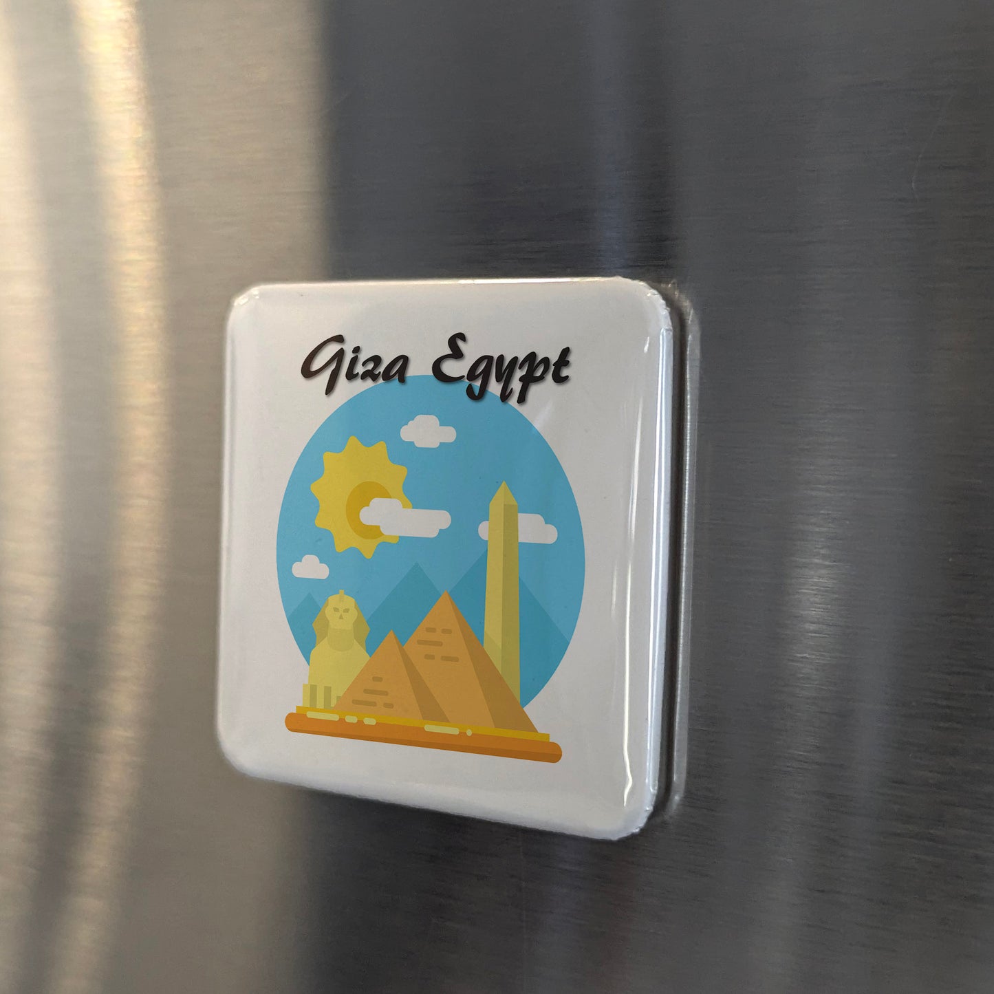 Giza in Egypt Fridge Magnet - PhiloPerse