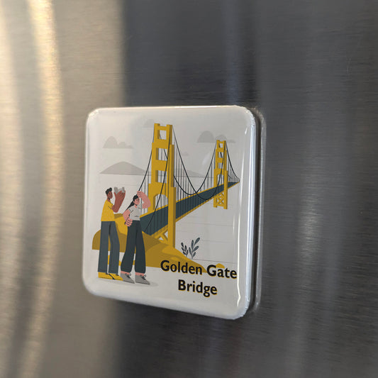 Golden Gate Fridge Magnet - PhiloPerse