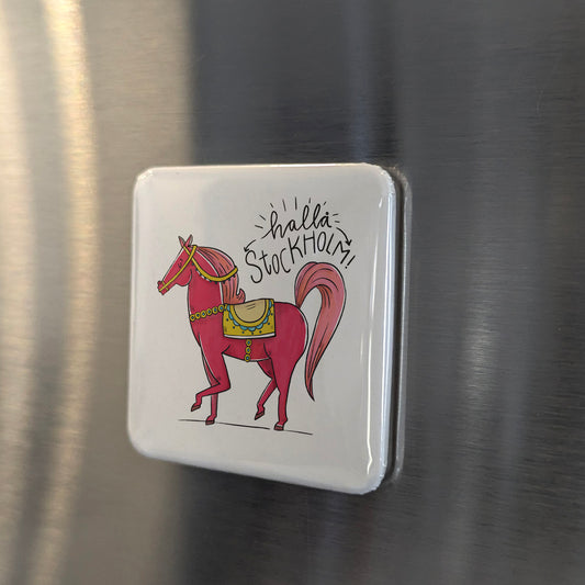 Hallå Stockholm Fridge Magnet - PhiloPerse