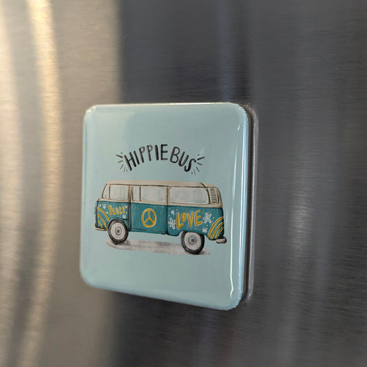 Hippie Bus Fridge Magnet - PhiloPerse