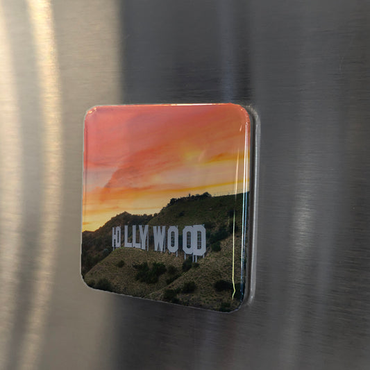 Hollywood Mountain Fridge Magnet - PhiloPerse