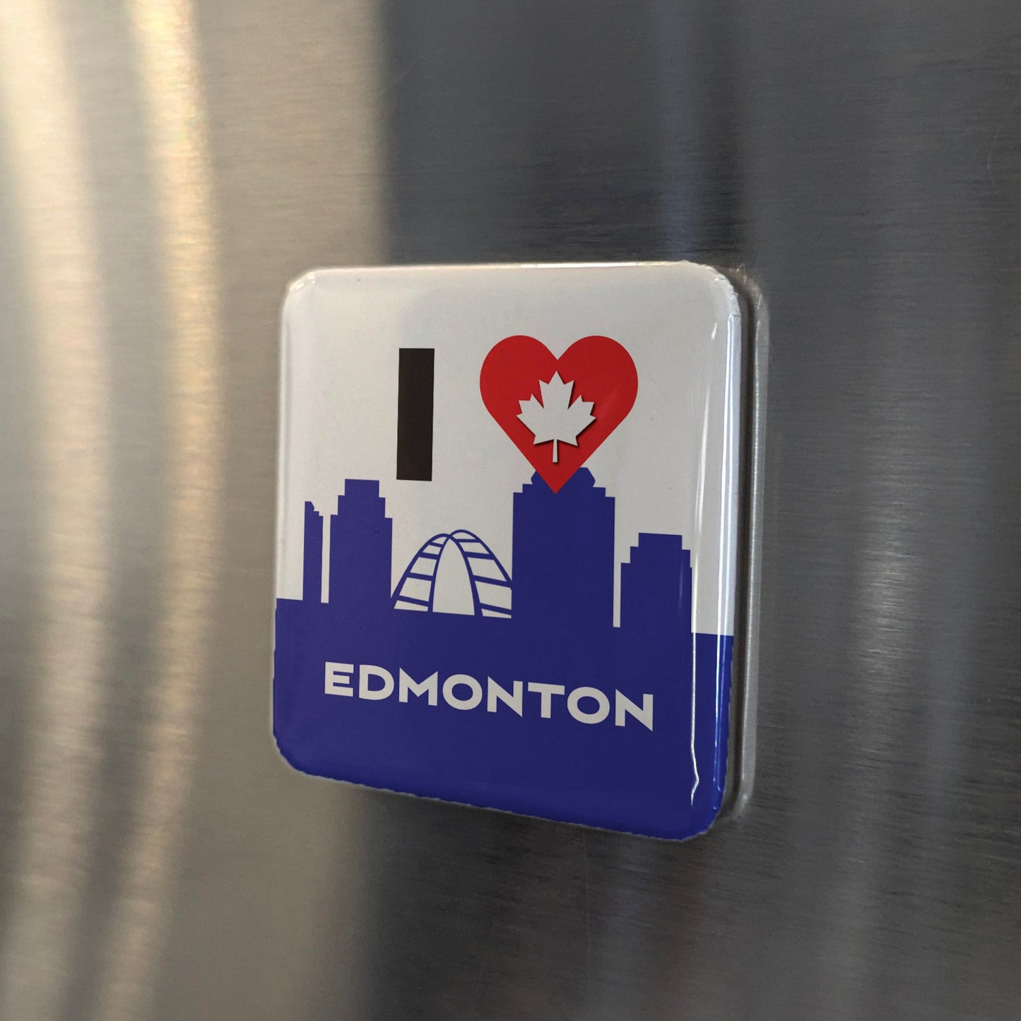 I love Edmonton Fridge Magnet