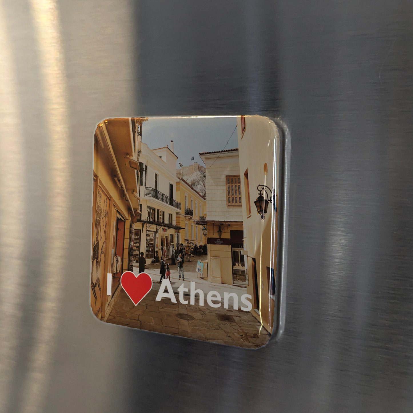 I Love Athens Fridge Magnet - PhiloPerse