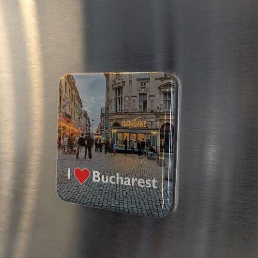I Love Bucharest Fridge Magnet - PhiloPerse