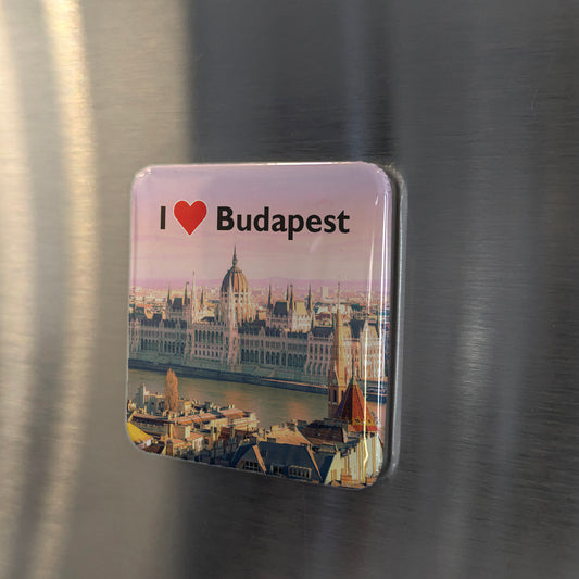 I Love Budapest Fridge Magnet - PhiloPerse