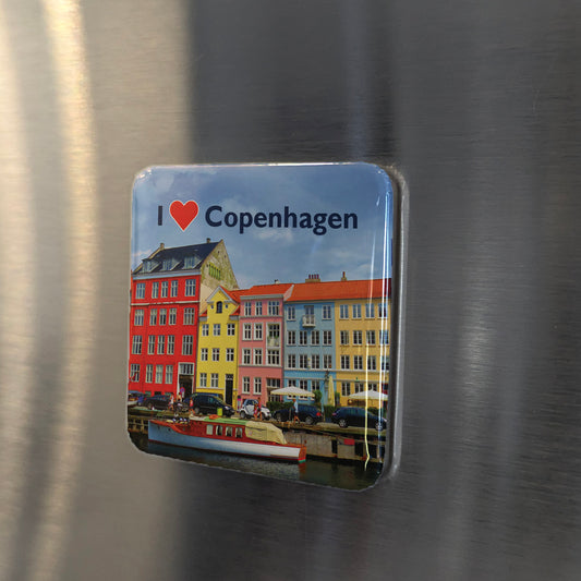 I Love Copenhagen Fridge Magnet - PhiloPerse