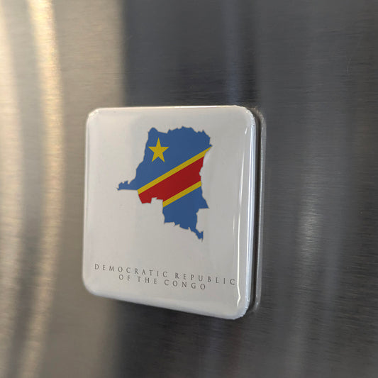 Democratic Republic of The Congo Fridge Magnet - PhiloPerse