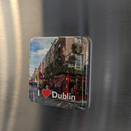 I Love Dublin Fridge Magnet - PhiloPerse