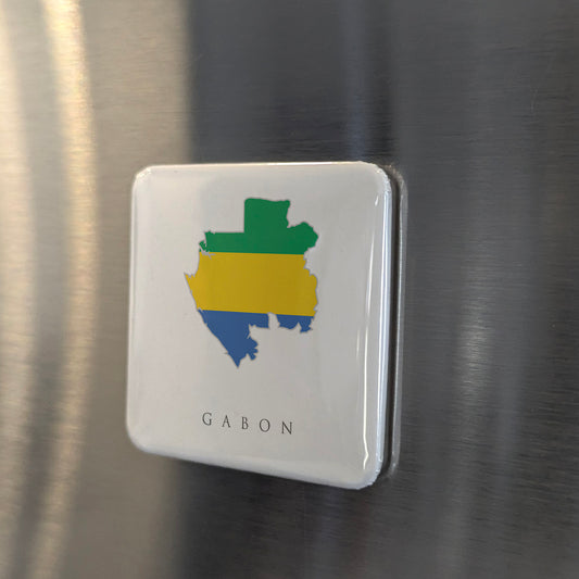 Gabon Fridge Magnet - PhiloPerse