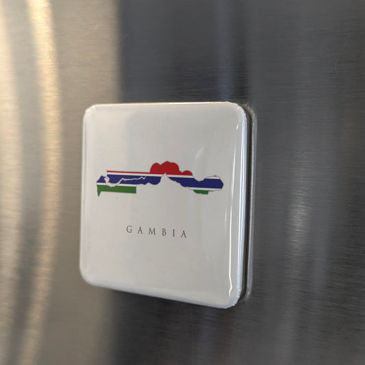 Gambia Fridge Magnet - PhiloPerse