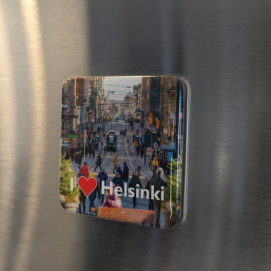 I Love Helsinki Fridge Magnet - PhiloPerse