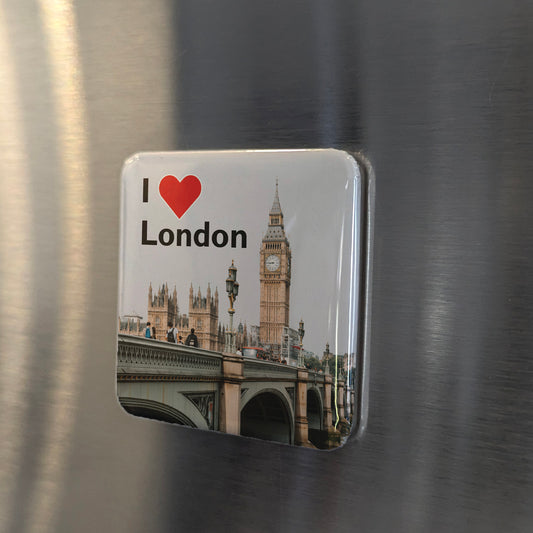 I Love London Fridge Magnet - PhiloPerse