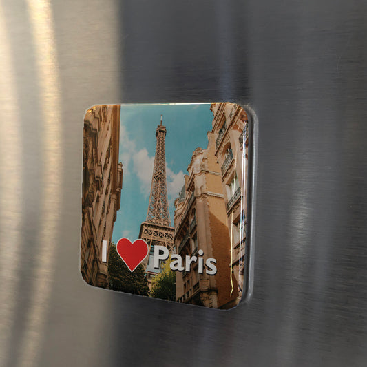I Love Paris Fridge Magnet - PhiloPerse